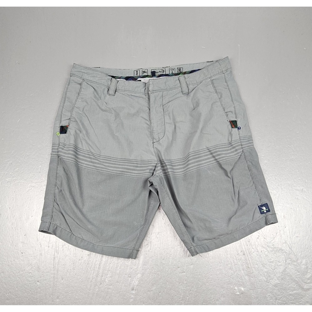 William Murray Board Golf Shorts  Mens 38 Heather Gray Outdoor Casual Athleisure